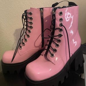 Dolls Kill Platform Bootie Heels